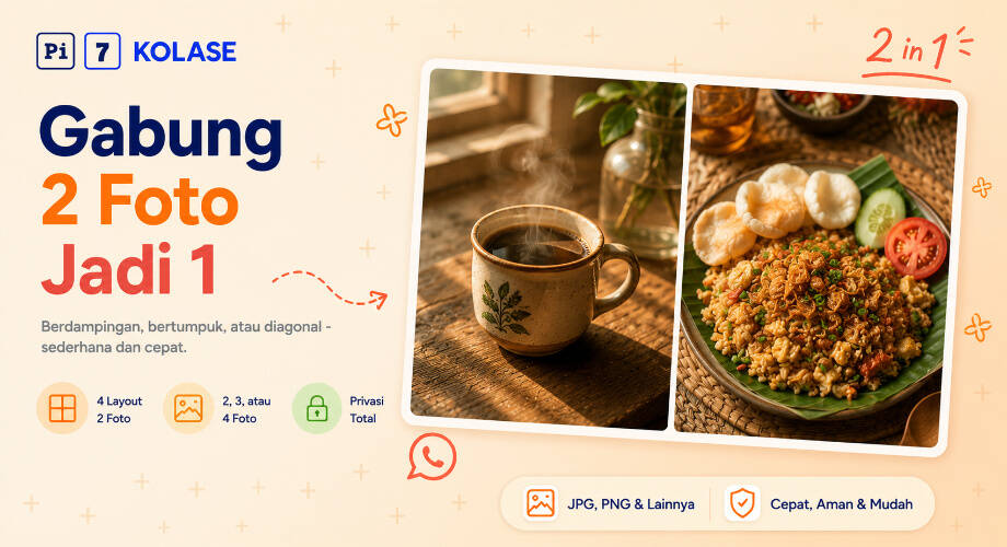 Contoh gabung foto online - 2 foto digabung berdampingan jadi 1 gambar dengan Pi7 Kolase